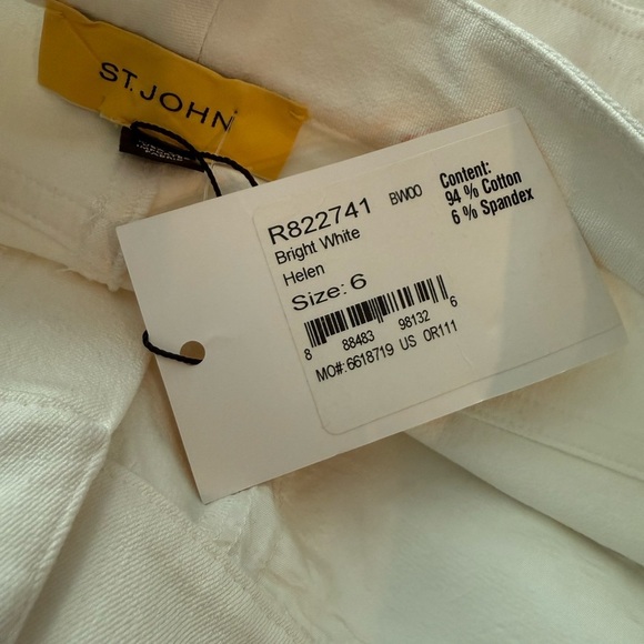 St John Yellow Label Bootcut Embellished Pocket Jeans Size 6 - Picture 6 of 6